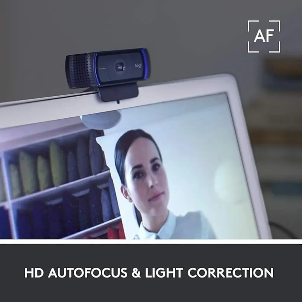 Logitech HD Webcam C920 Pro - 1080P - USB 2.0 - Widescreen HD Video Calling